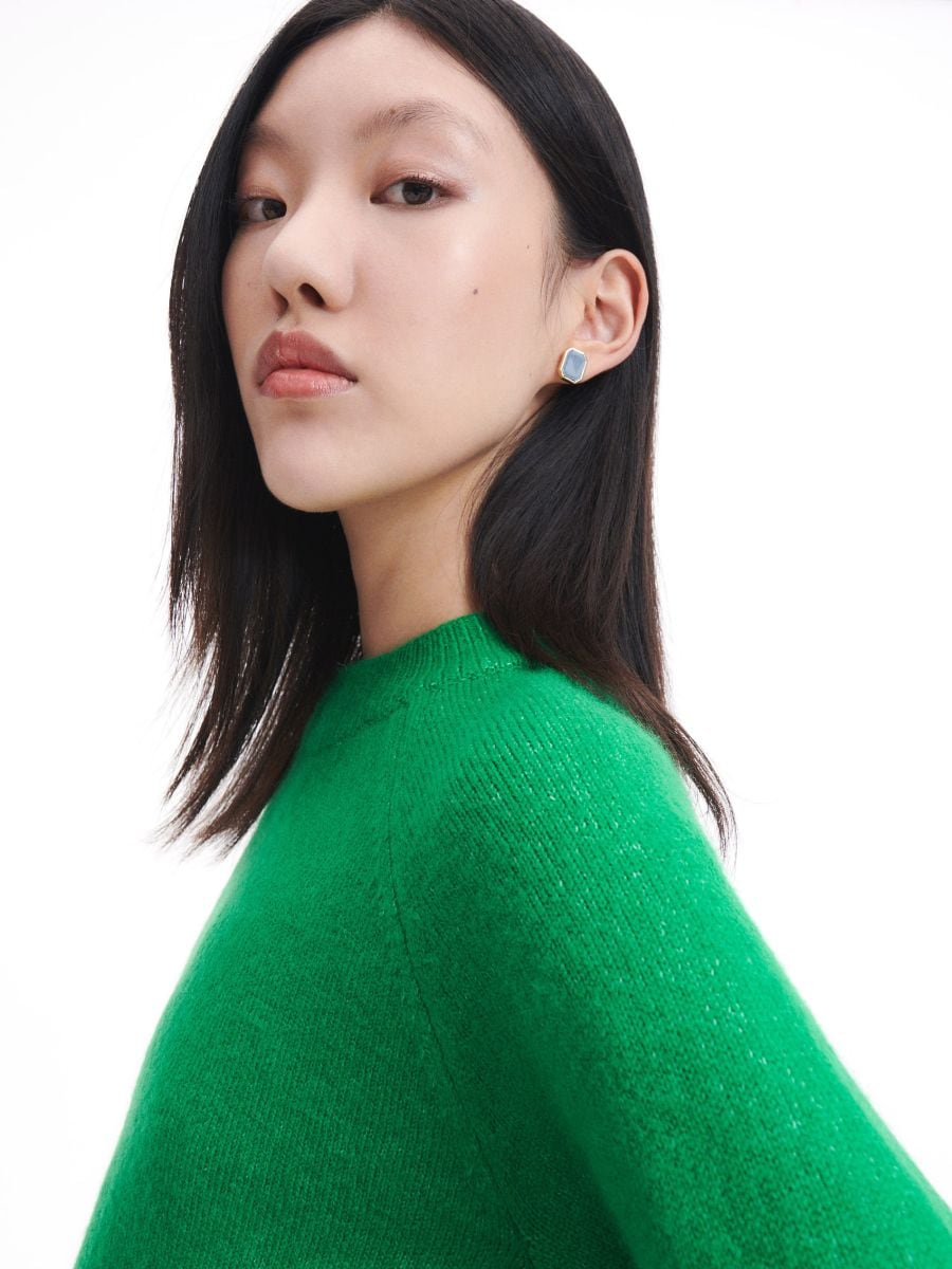 Plain jumper - green - RESERVED - 3