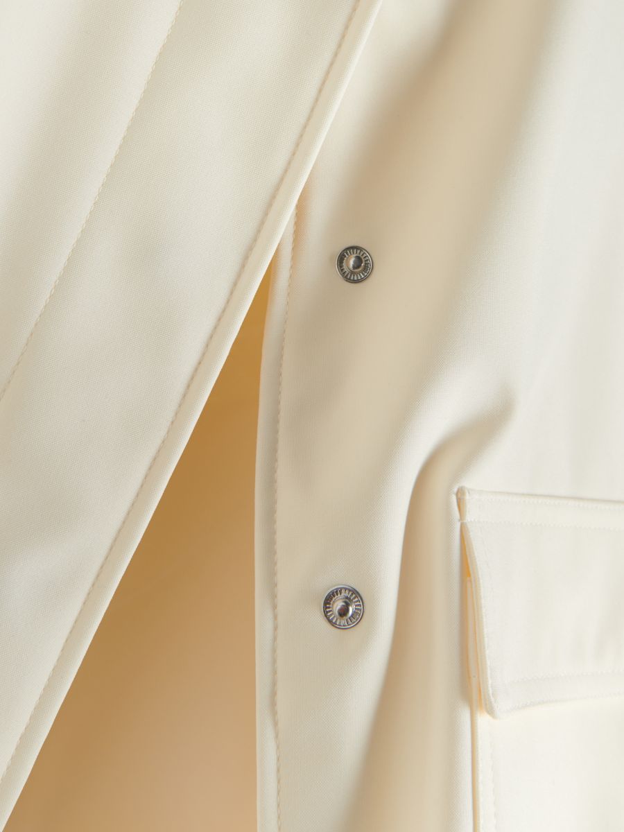 Bomber jacket with pockets - cream - RESERVED - 7