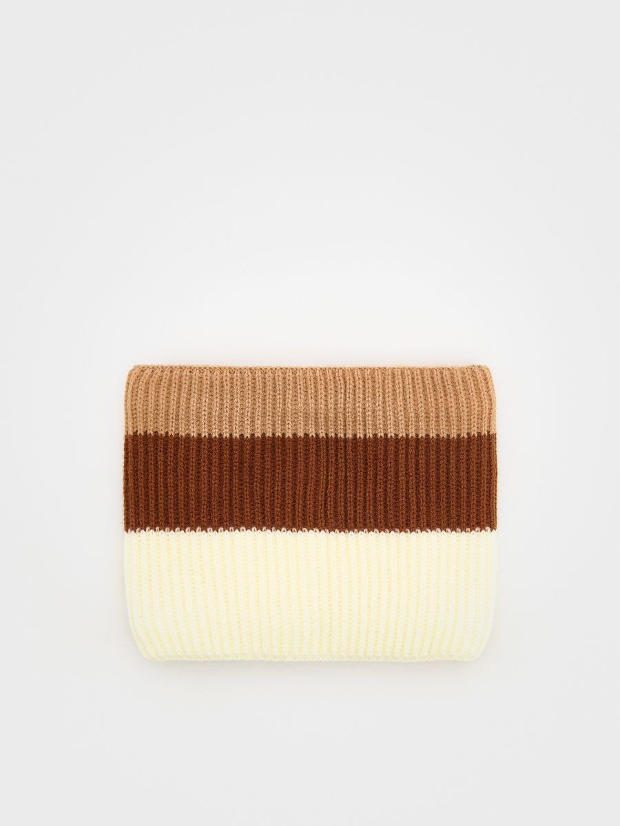Snood with fleece lining - nude - RESERVED - 2
