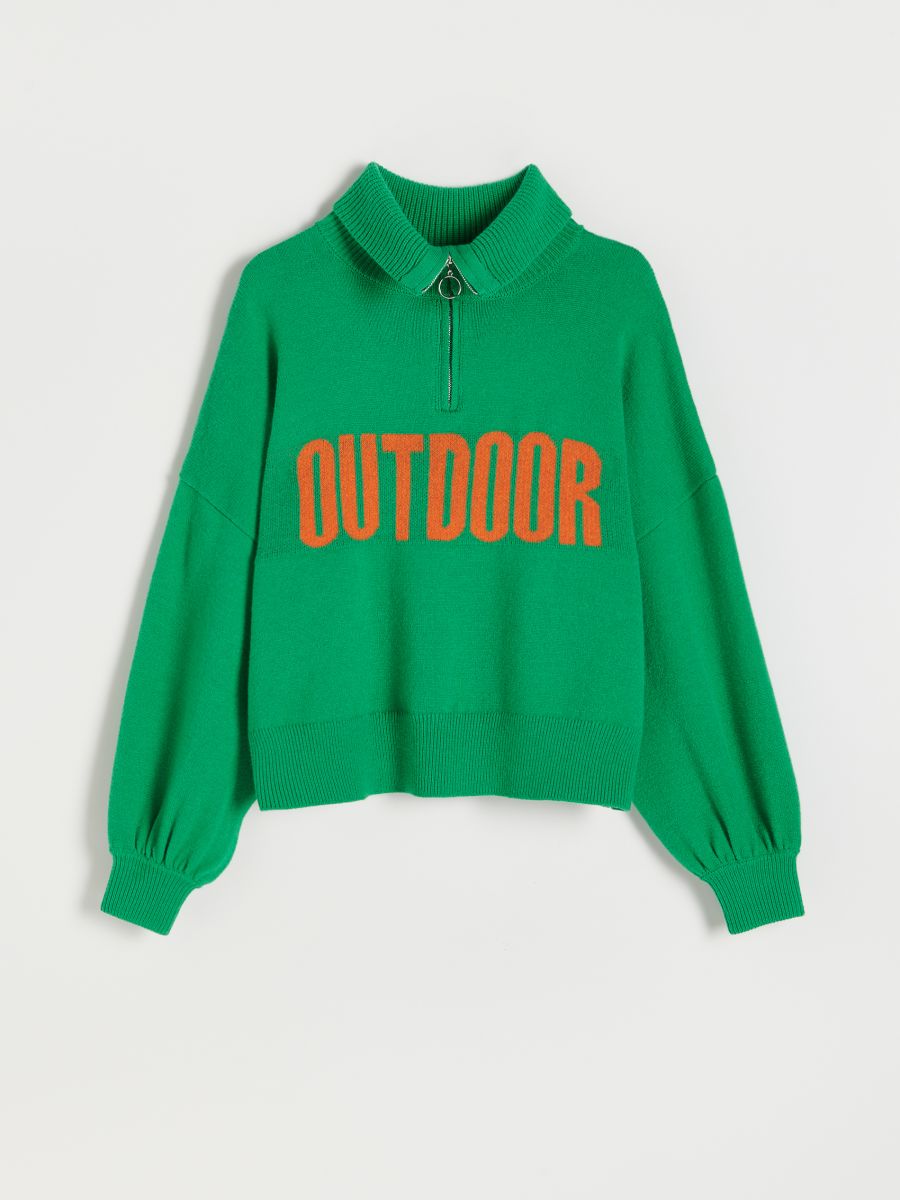 Jumper with slogan - multicolor - RESERVED - 3