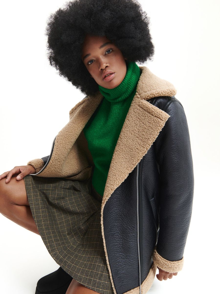 Roll neck jumper - green - RESERVED - 4