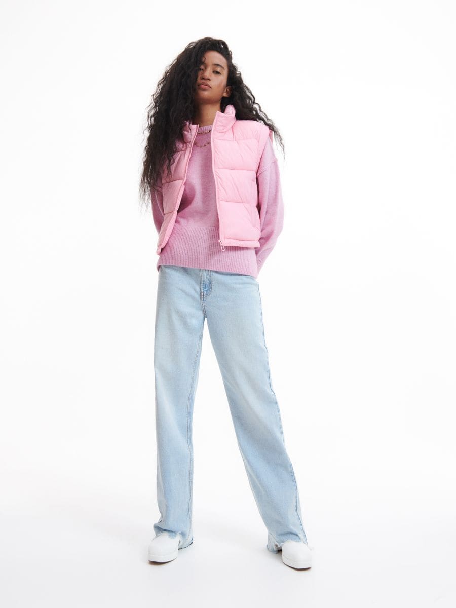 Plain jumper - rose - RESERVED - 4