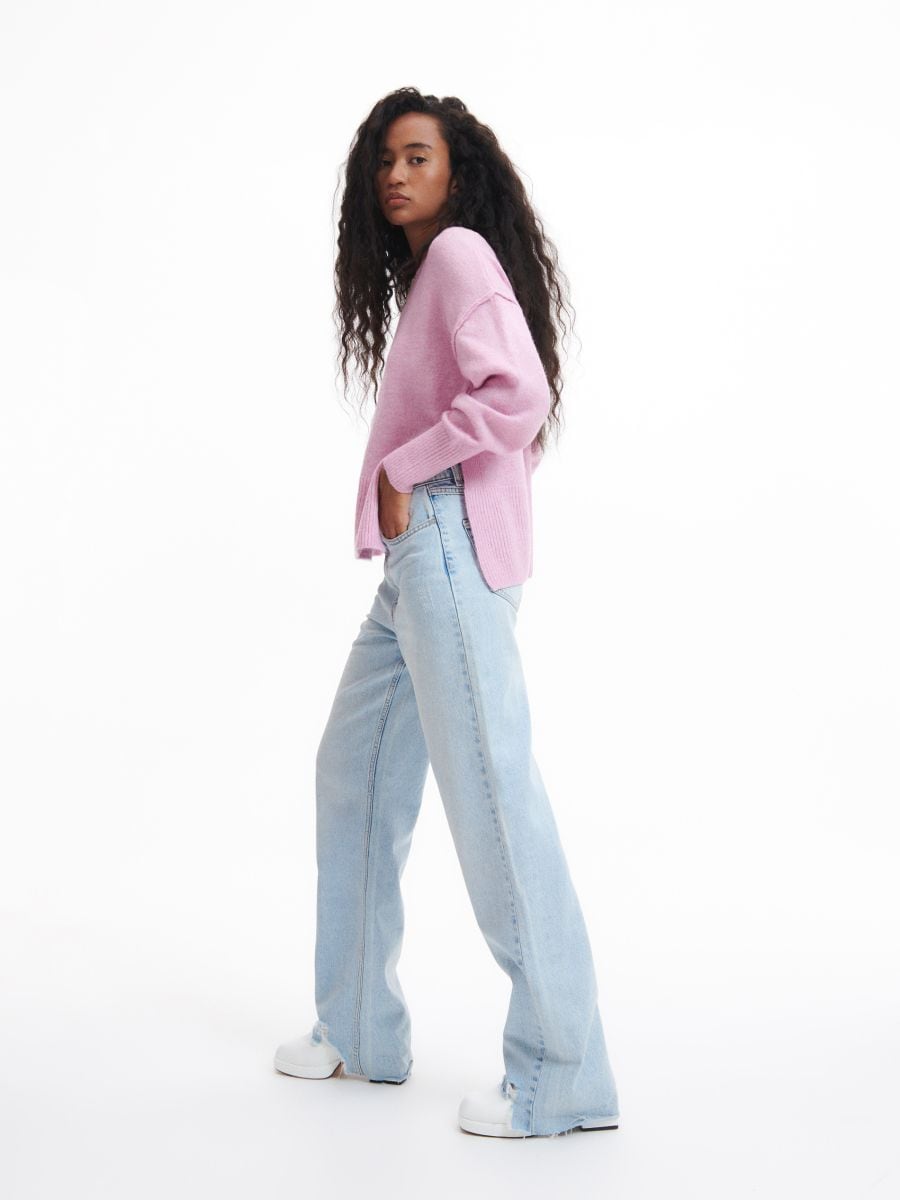 Plain jumper - rose - RESERVED - 2