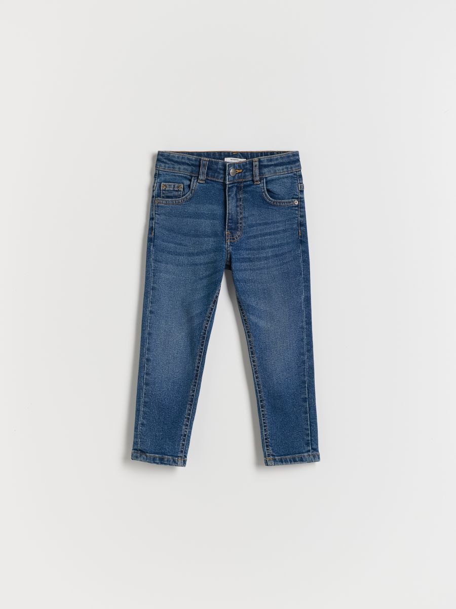 Elastiske slim jeans - navyblå - RESERVED