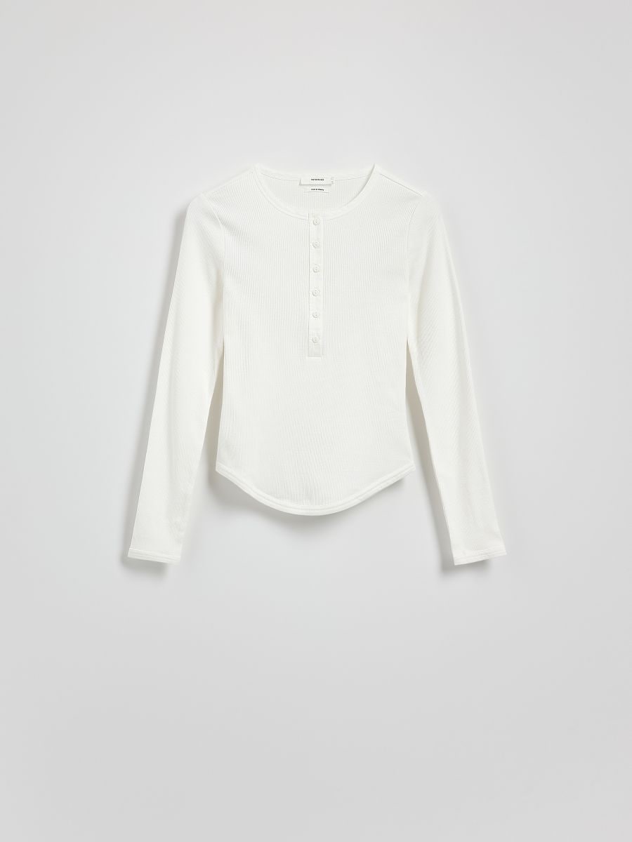 LADIES` BLOUSE - cream - RESERVED - 6
