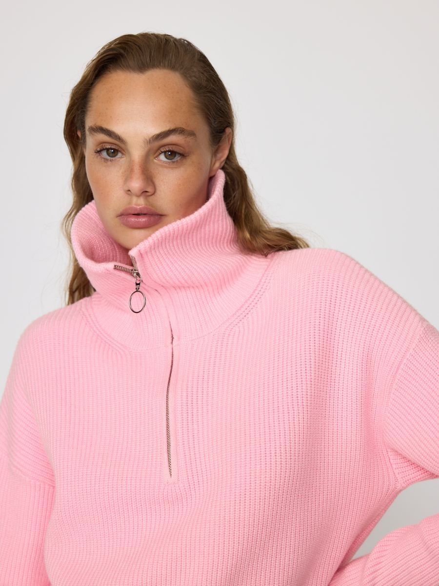 Pullover mit hohem Viskoseanteil - rosa - RESERVED