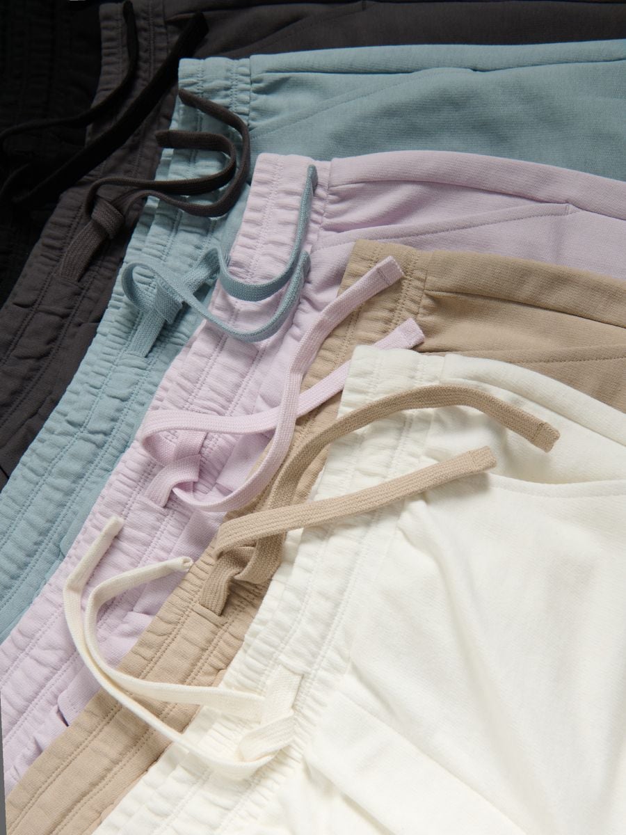 Regular fit sweat shorts - lavender - RESERVED - 7