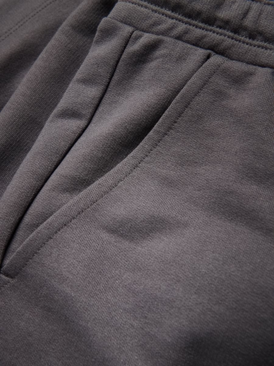 Regular fit sweat shorts - dark grey - RESERVED - 7