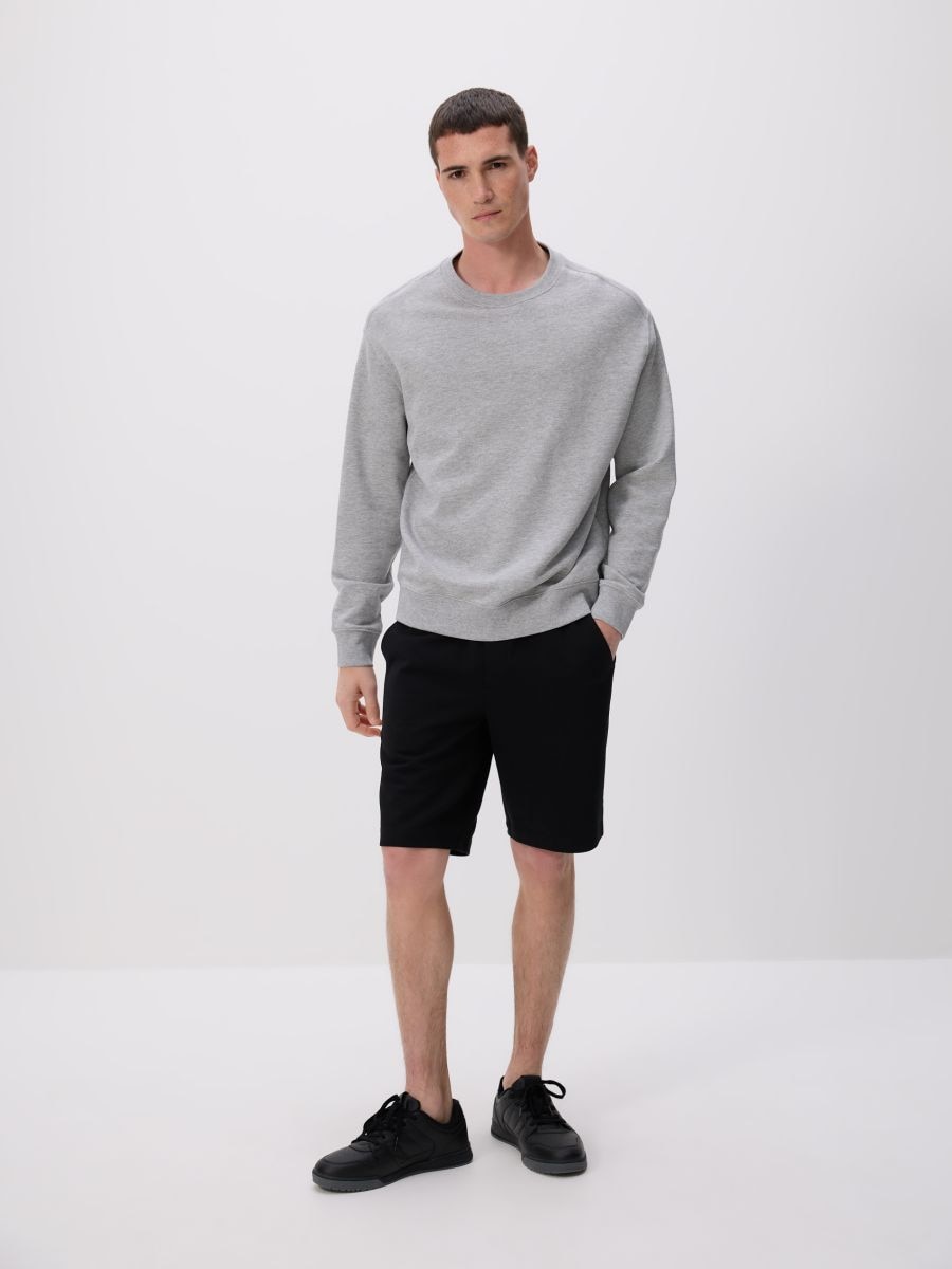 Regular fit sweat shorts - black - RESERVED - 2