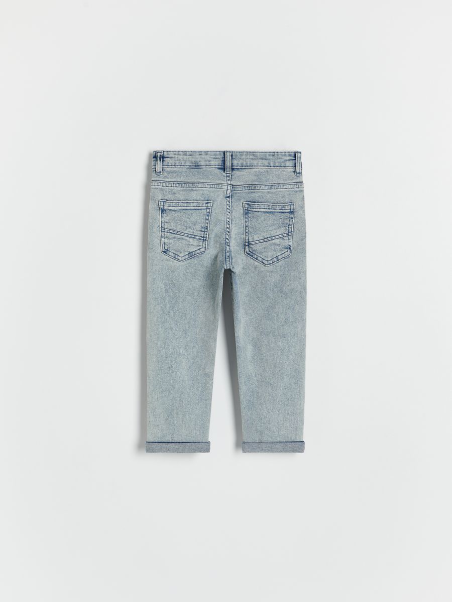 Elastic regular jeans - blue jeans - RESERVED - 3