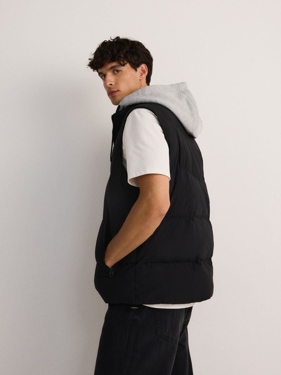 MEN`S OUT VEST - crno - RESERVED