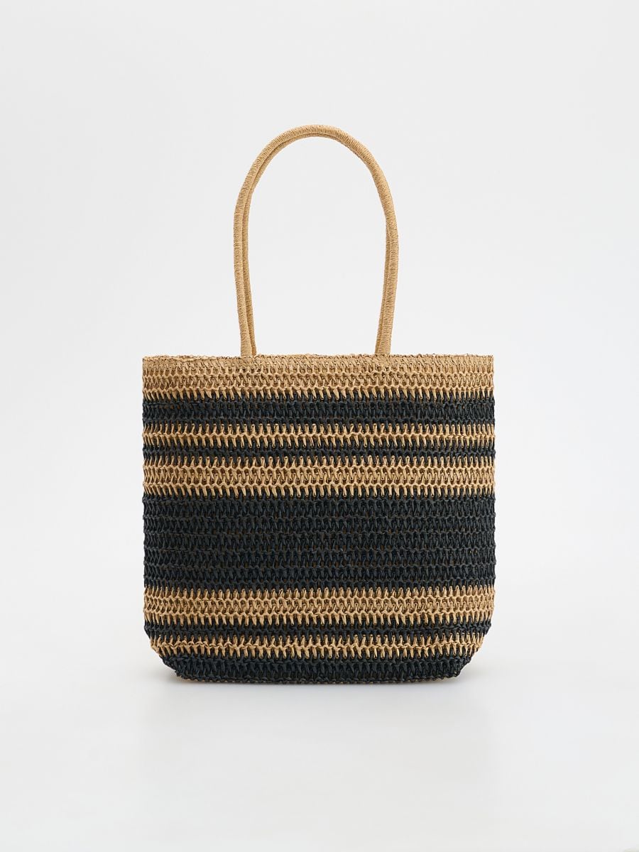 Woven shopper bag - multicolor - RESERVED - 2