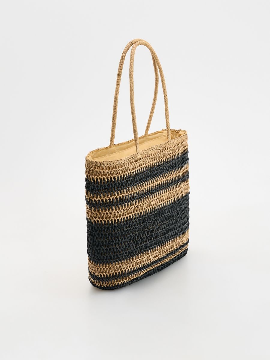 Woven shopper bag - multicolor - RESERVED - 3