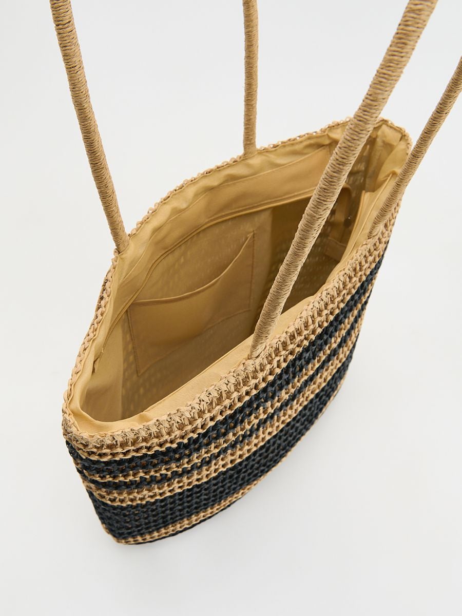 Woven shopper bag - multicolor - RESERVED - 5