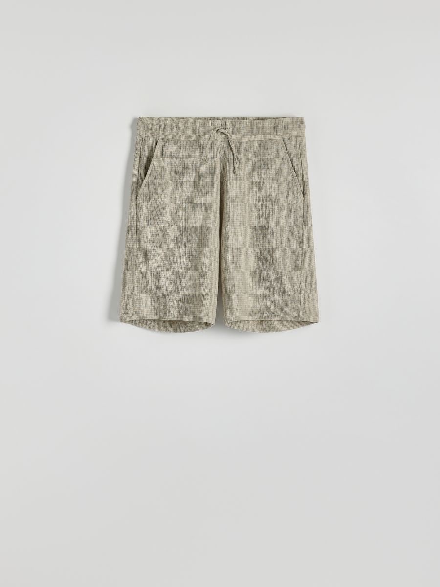 Regular shorts - beige - RESERVED - 3
