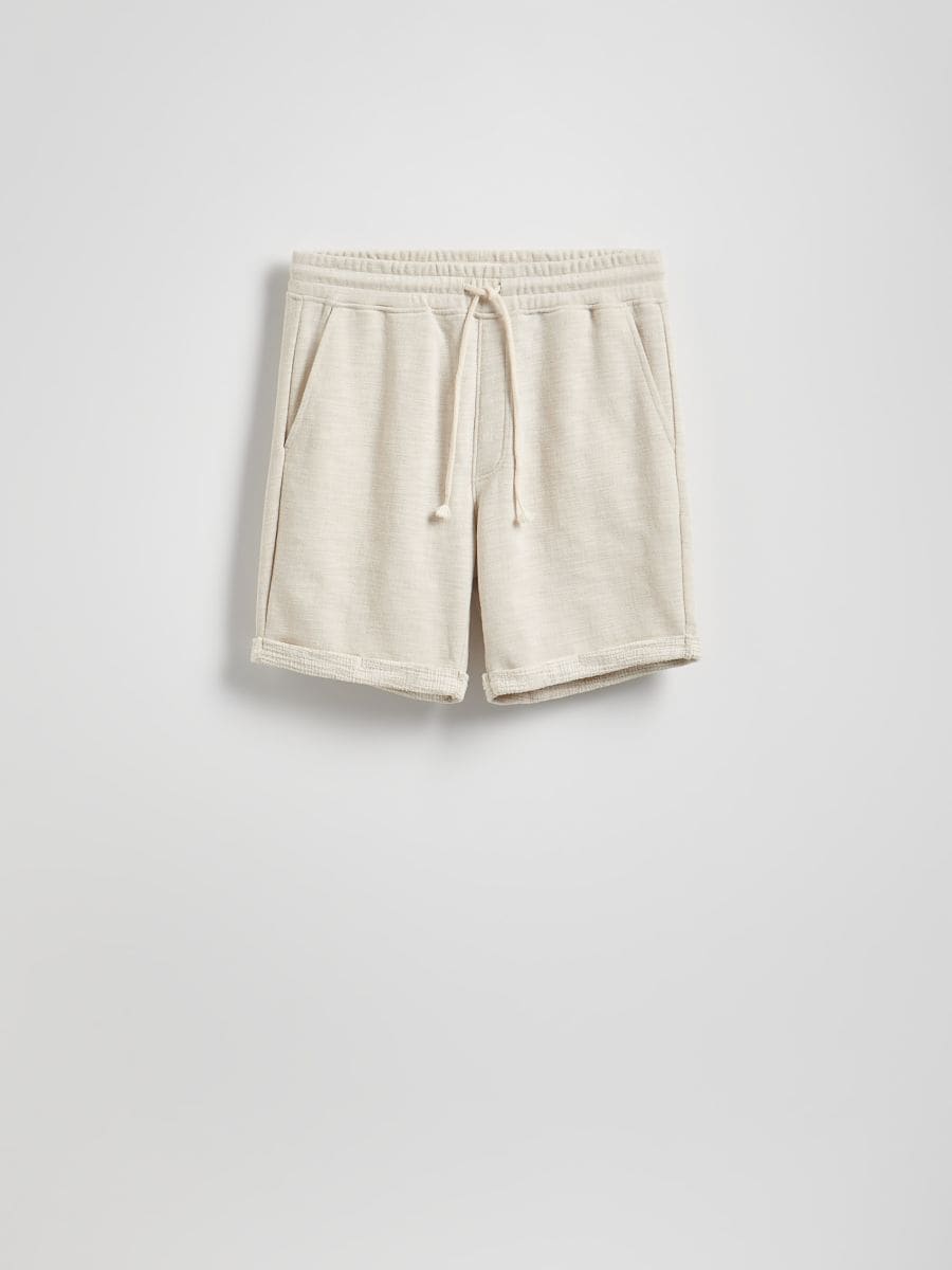 Regular structural shorts - beige - RESERVED - 4