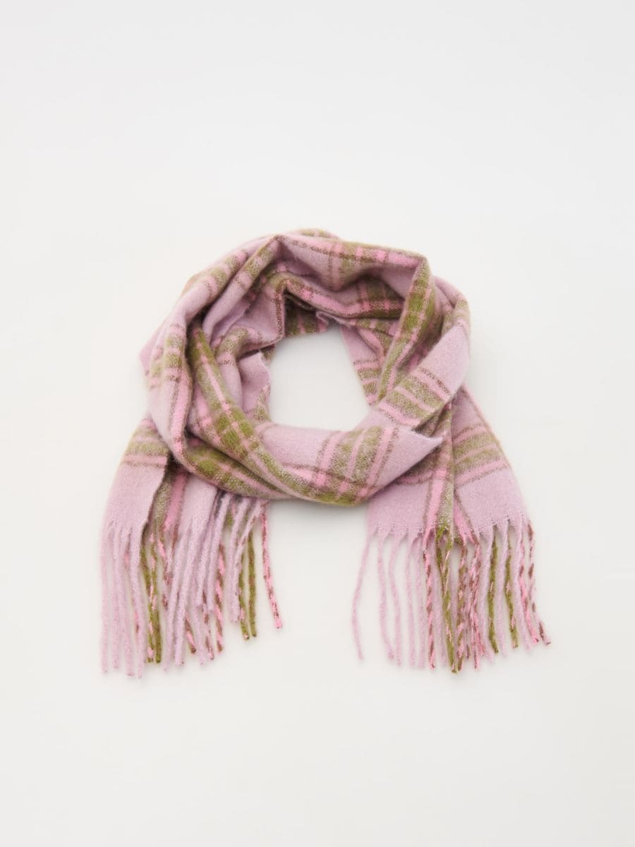 Scarf with fringes - multicolor - RESERVED - 2