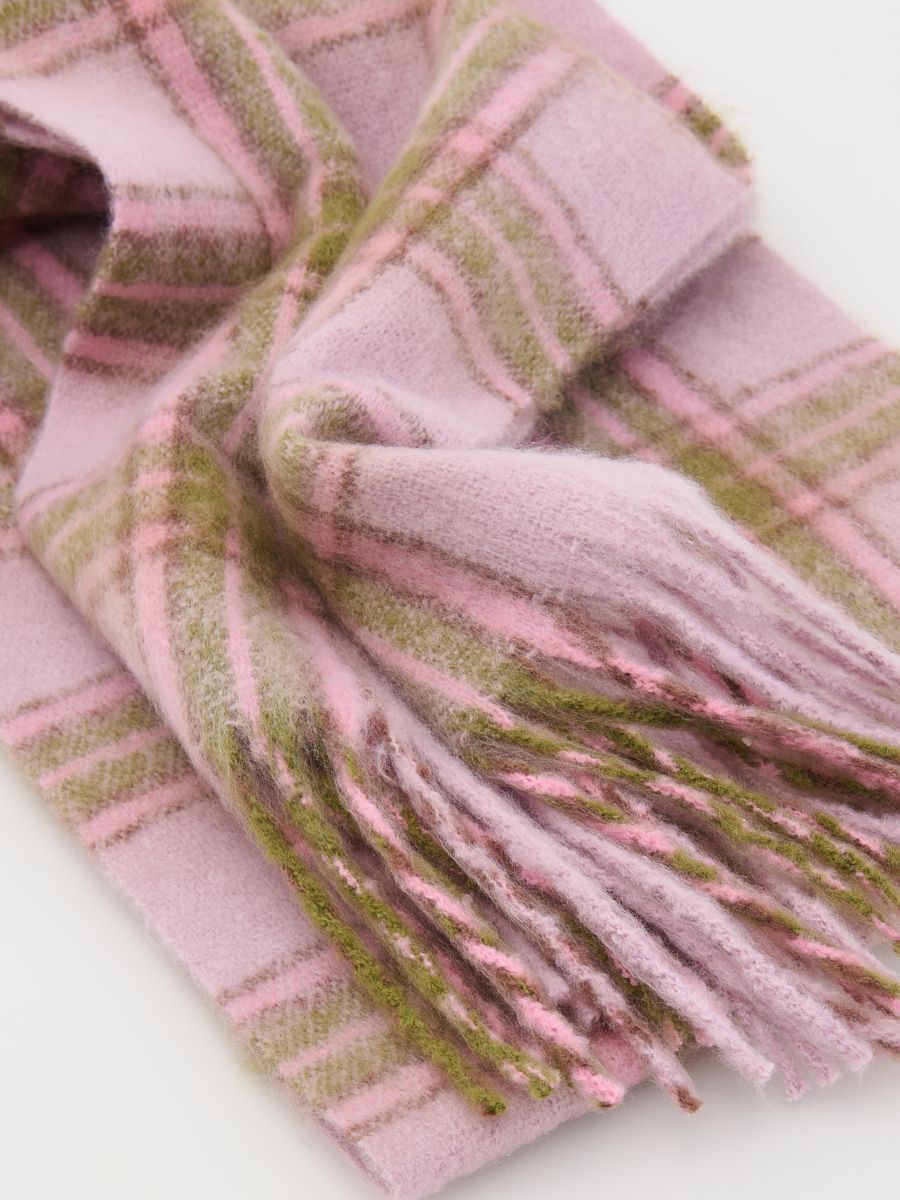 Scarf with fringes - multicolor - RESERVED - 4