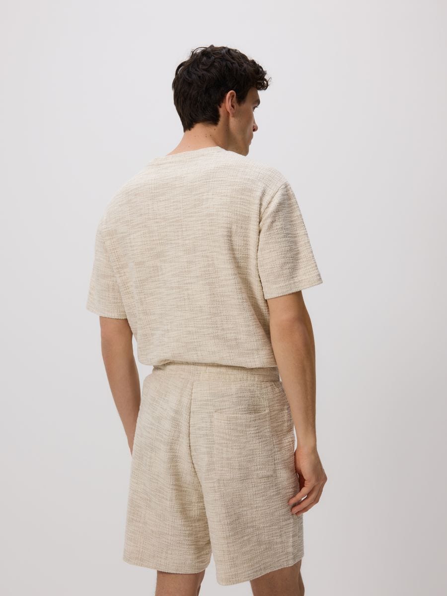 Regular structural shorts - beige - RESERVED - 5