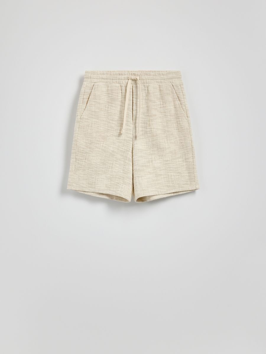 Regular structural shorts - beige - RESERVED - 5