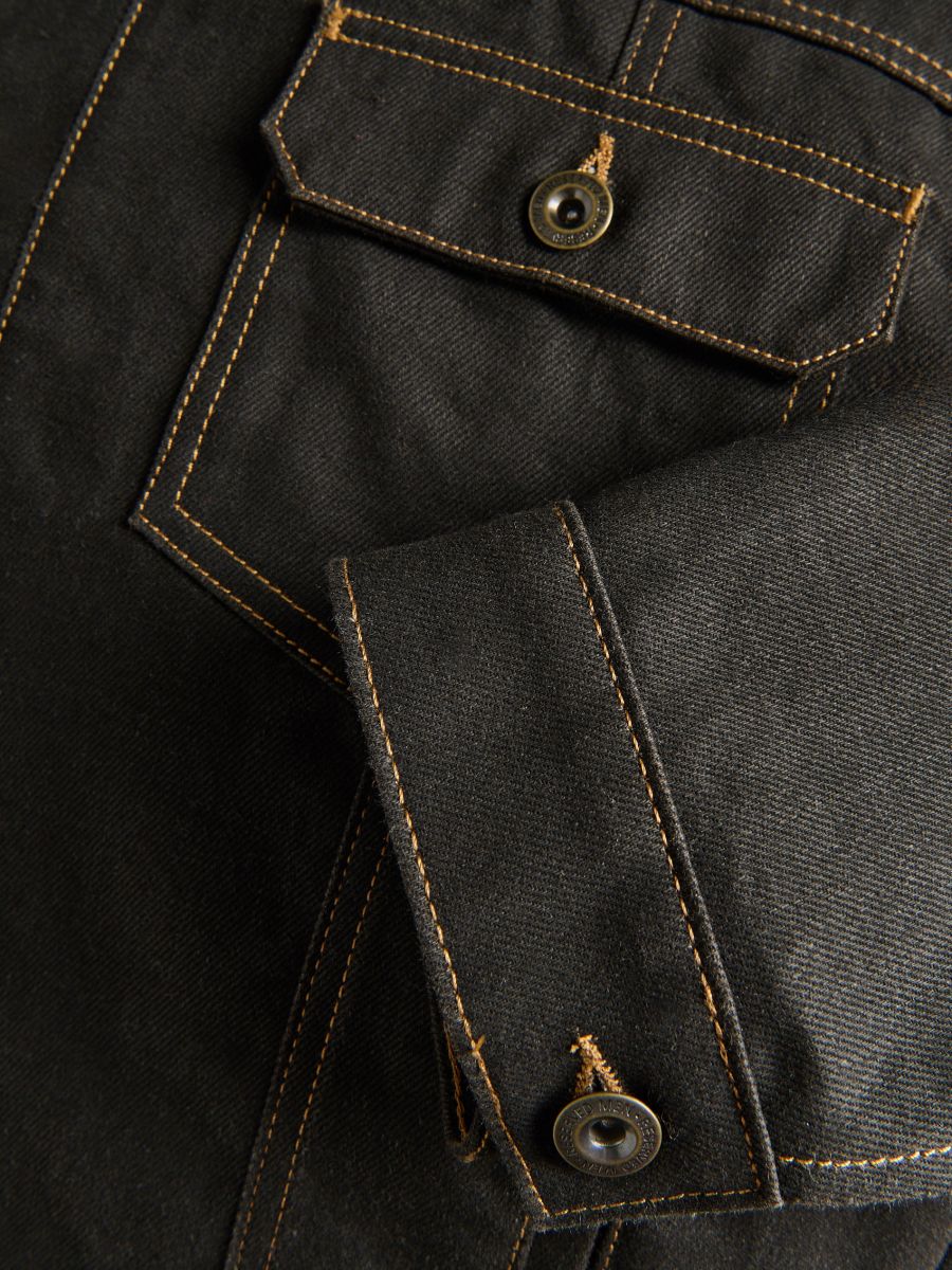 Oversized denim jacket - dark grey jeans - RESERVED - 7