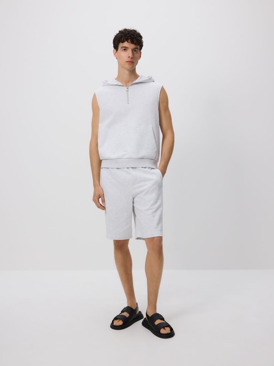 Sweat shorts - light grey - RESERVED - 2