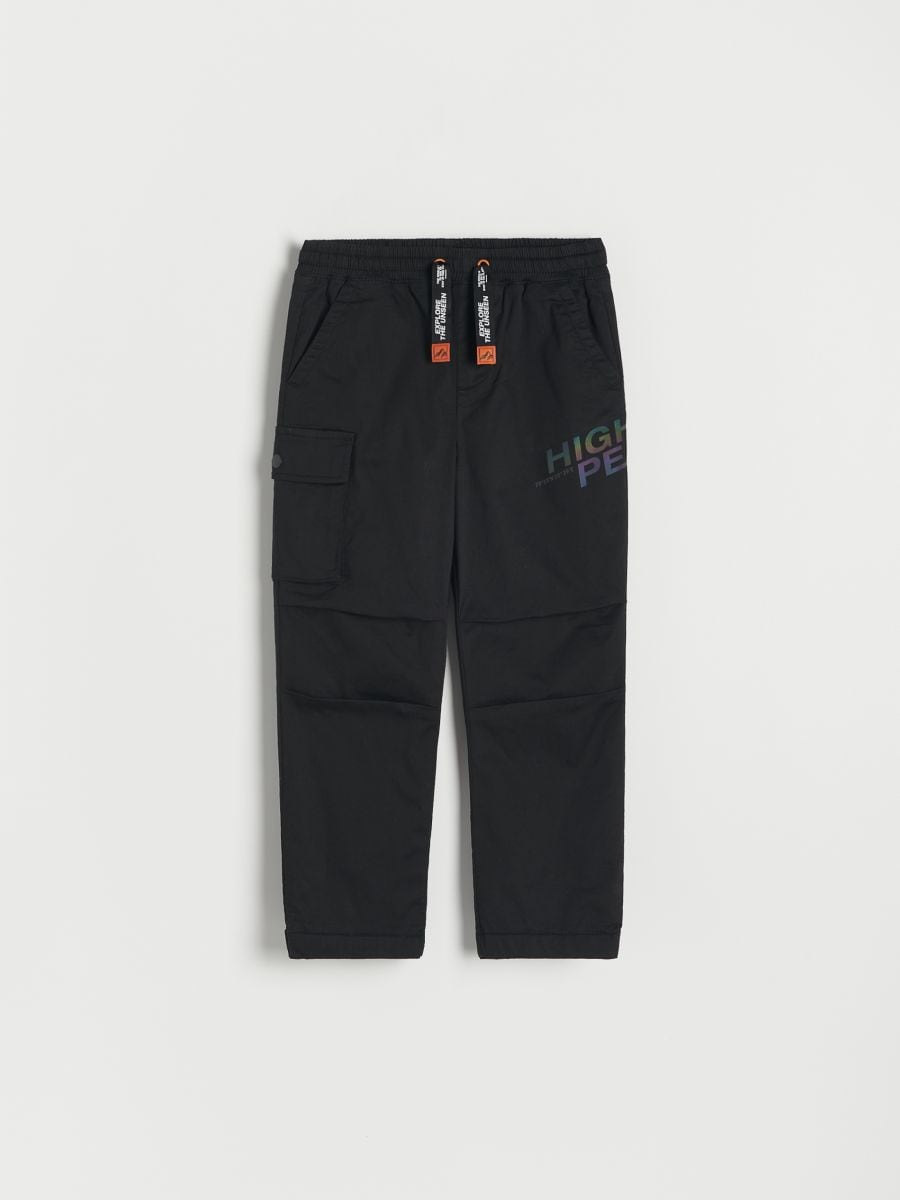 Trousers with fleece lining - black - RESERVED - 6