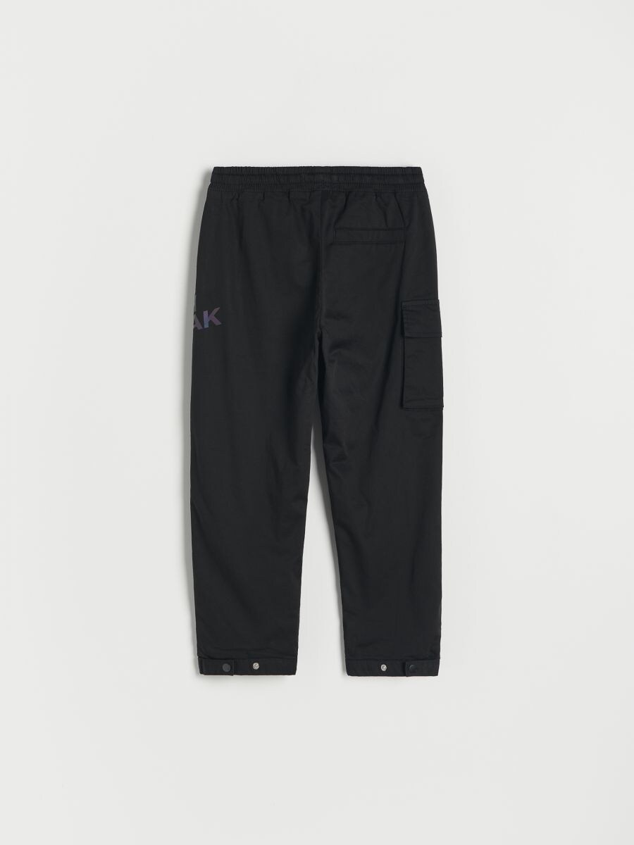 Trousers with fleece lining - black - RESERVED - 2