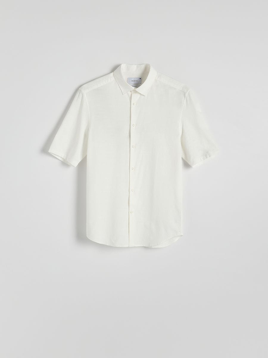 Regular fit overhemd - wit - RESERVED - 5