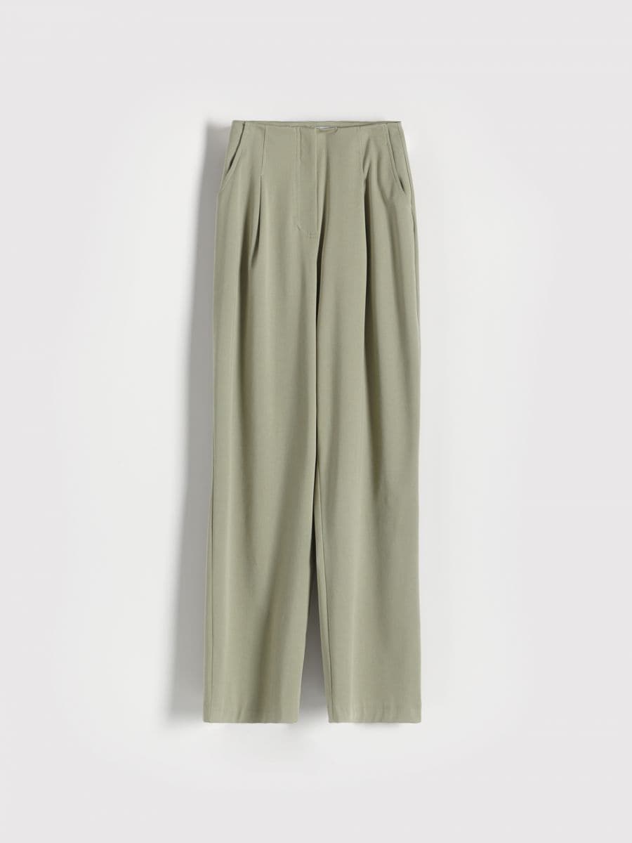 Pantalone od mešavine liocela - svetlozelena - RESERVED - 4