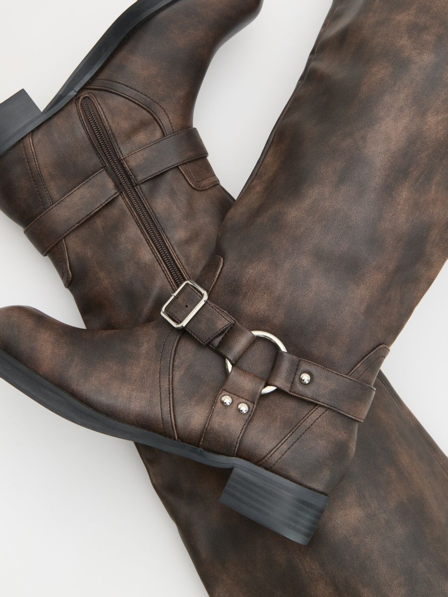 LADIES` BOOTS - crno - RESERVED - 6