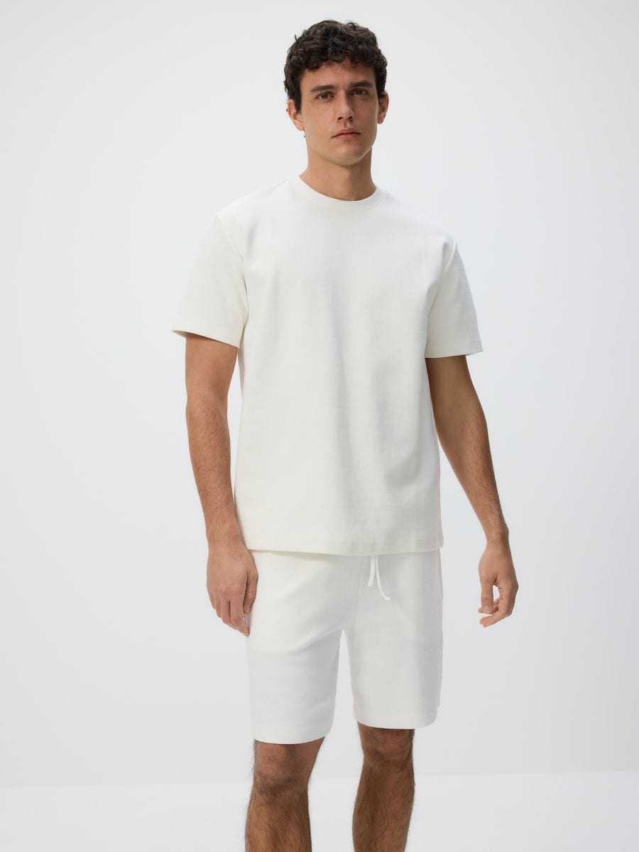 Regular shorts - cream - RESERVED - 2
