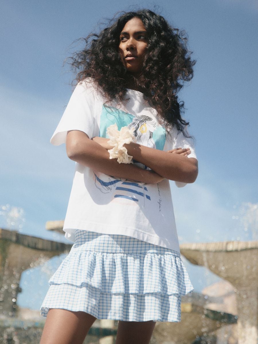 T-shirt with print - white - RESERVED - 5