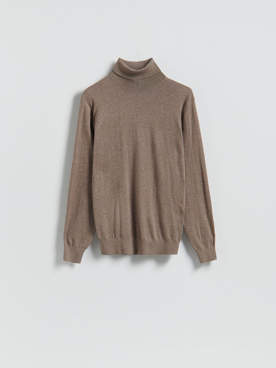 Cashmere blend jumper - beige - RESERVED