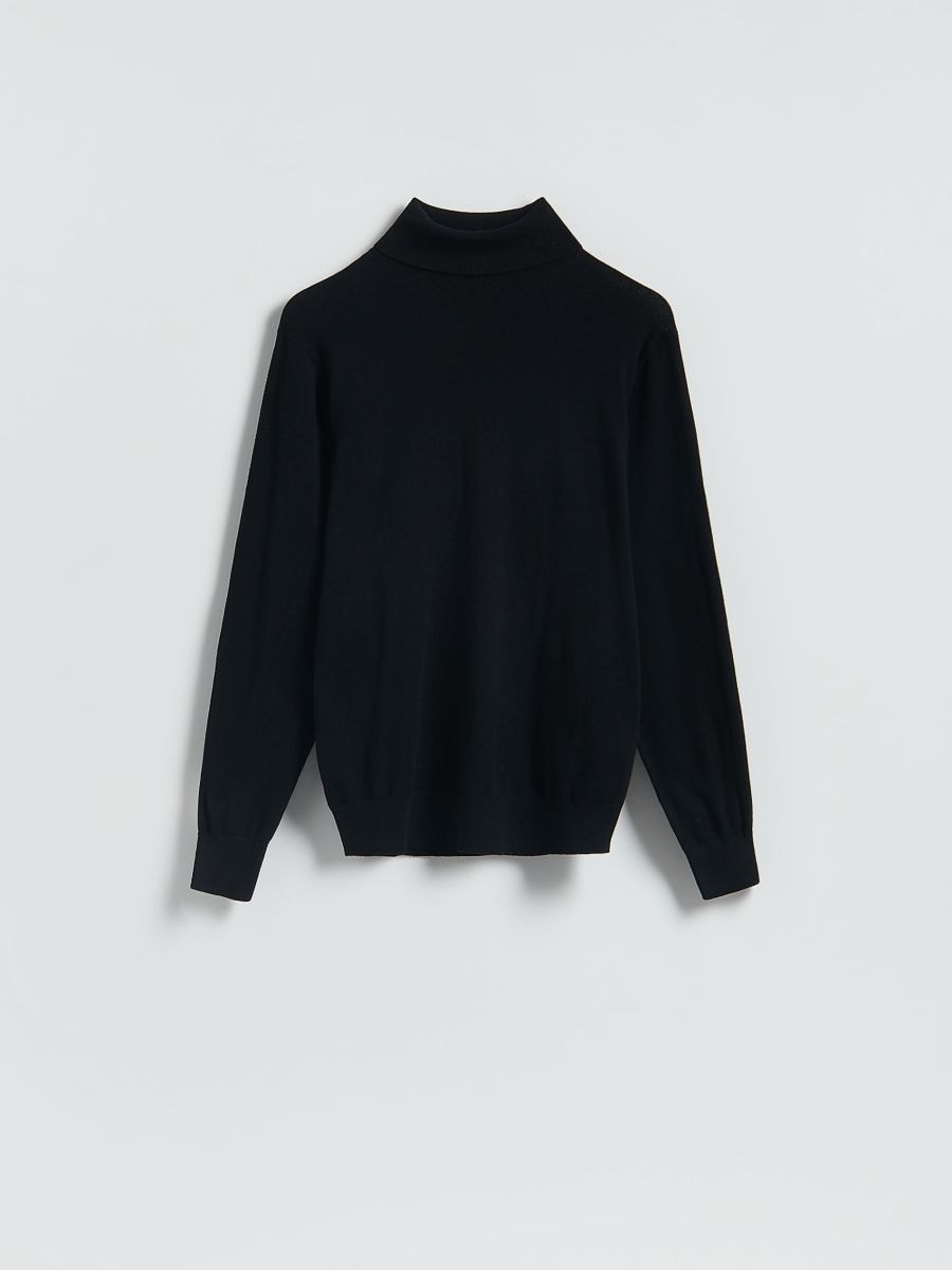 Cashmere blend jumper - black - RESERVED