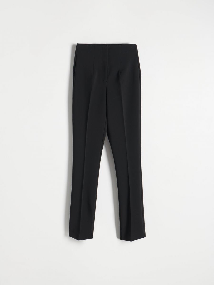 Trousers with split hems - black - RESERVED - 3