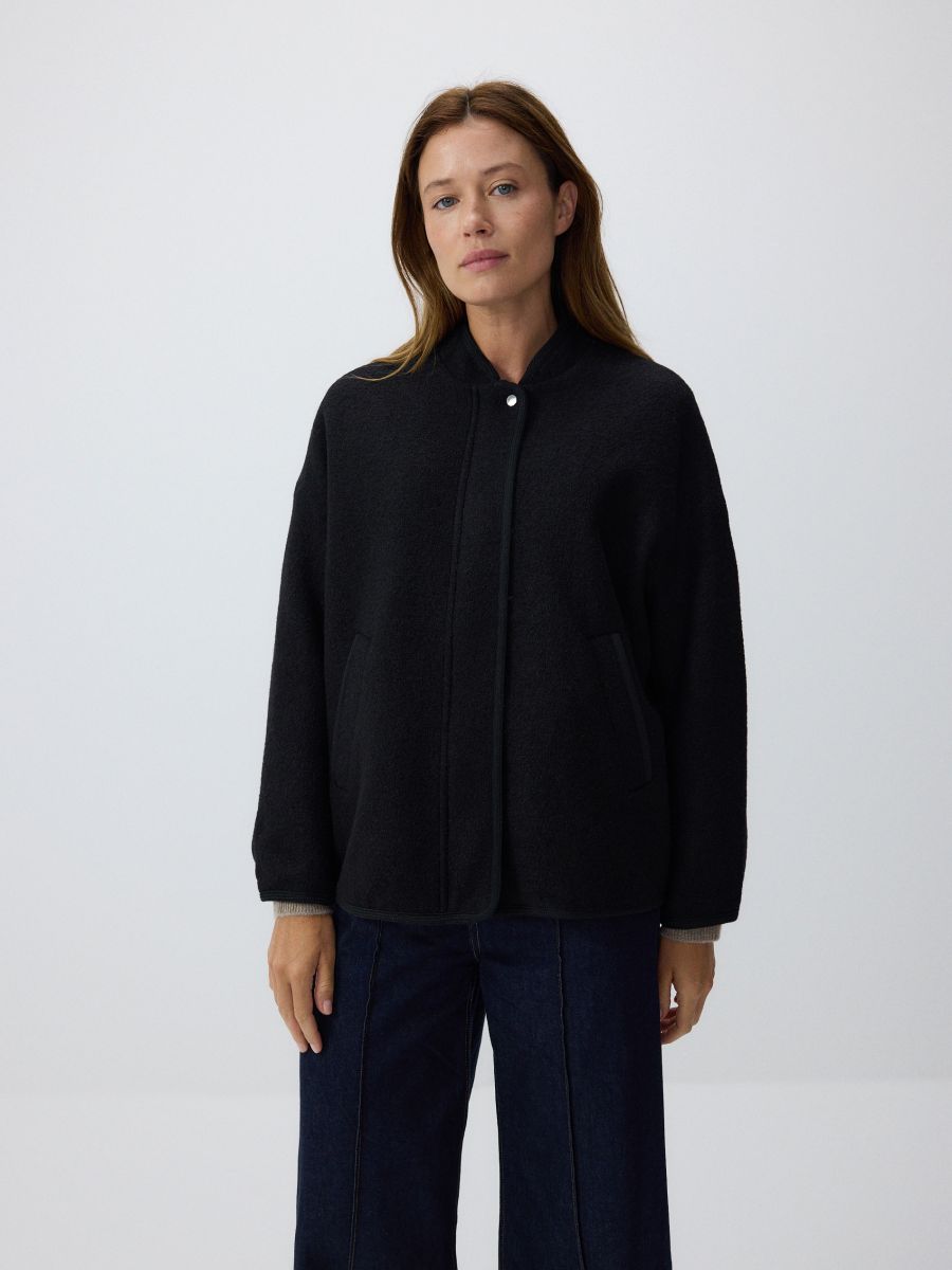 Oversized wool jacket - black - RESERVED - 3