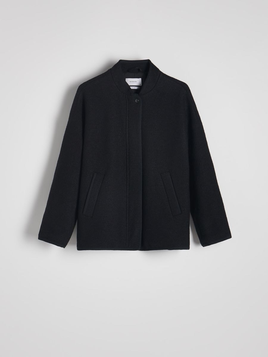 Oversized wool jacket - black - RESERVED - 5