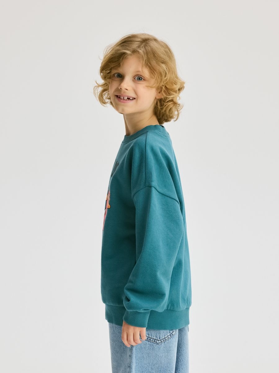 Goose Goose Duck sweatshirt - teal green - RESERVED - 5