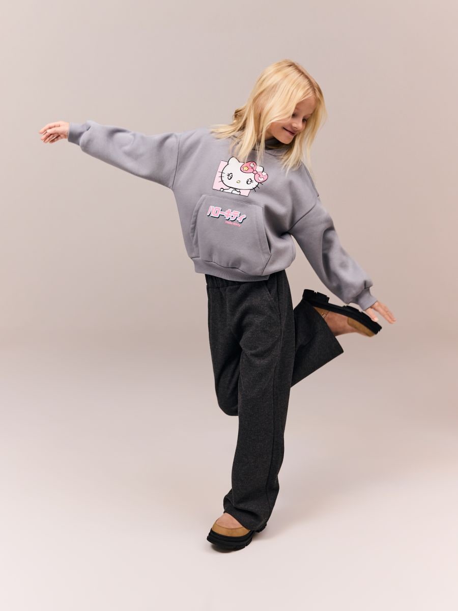 Felpa Hello Kitty - grigio scuro - RESERVED - 6