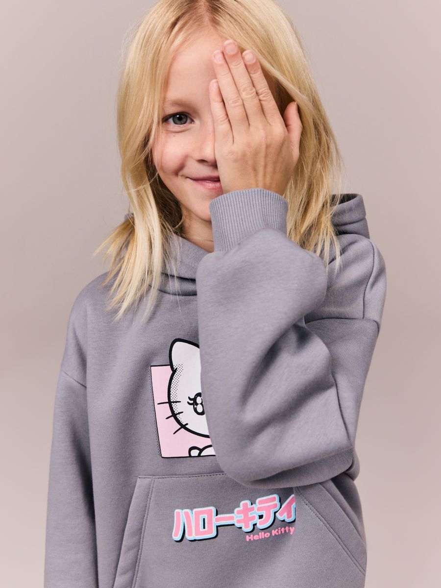 Felpa Hello Kitty - grigio scuro - RESERVED - 7
