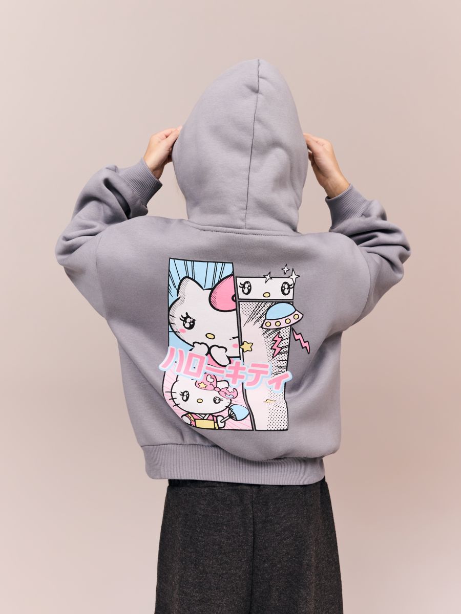 Felpa Hello Kitty - grigio scuro - RESERVED - 3