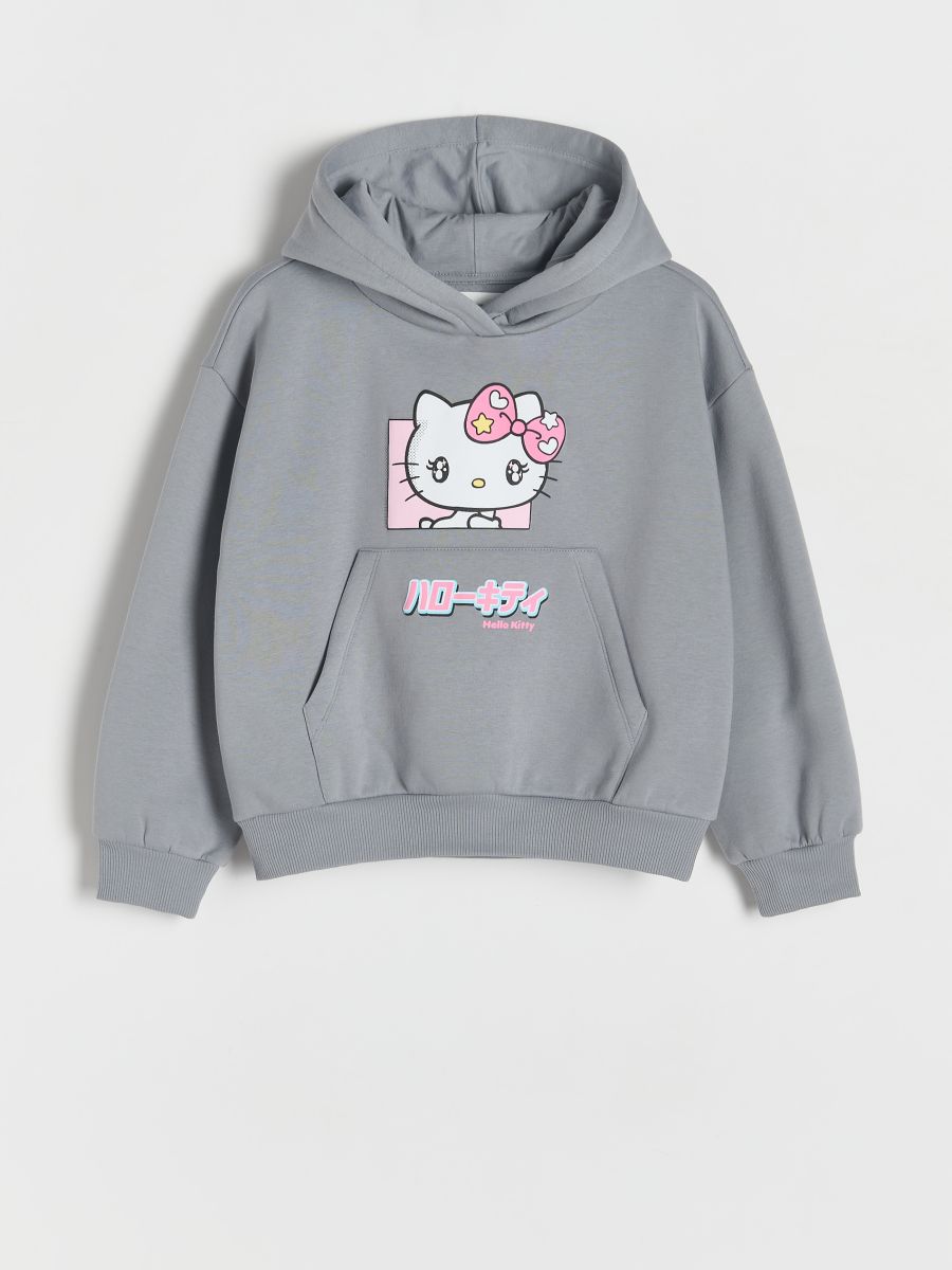 Gornji dio trenerke s kapuljačom Hello Kitty - sivo - RESERVED