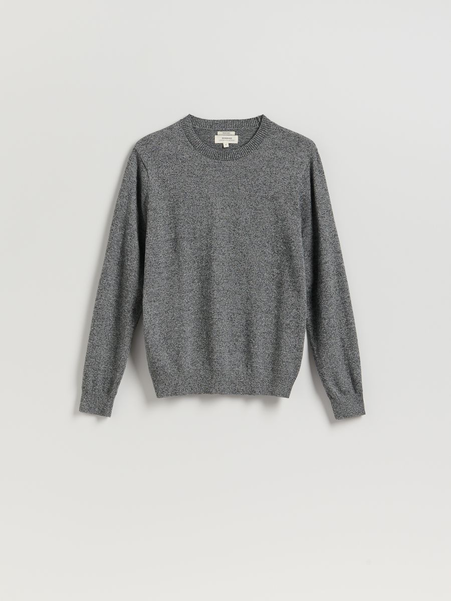 Cotton jumper - dark grey - RESERVED