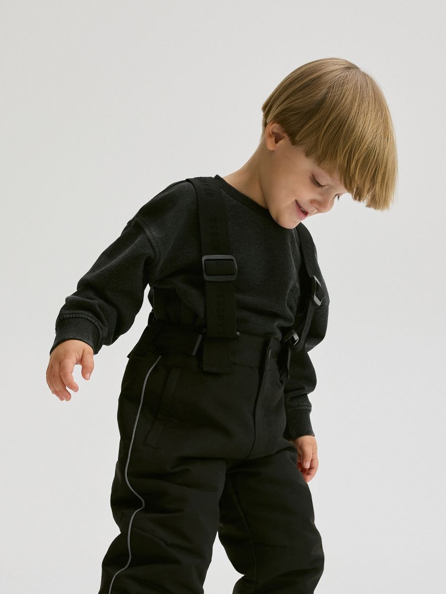 Insulated trousers with braces - black - RESERVED - 5
