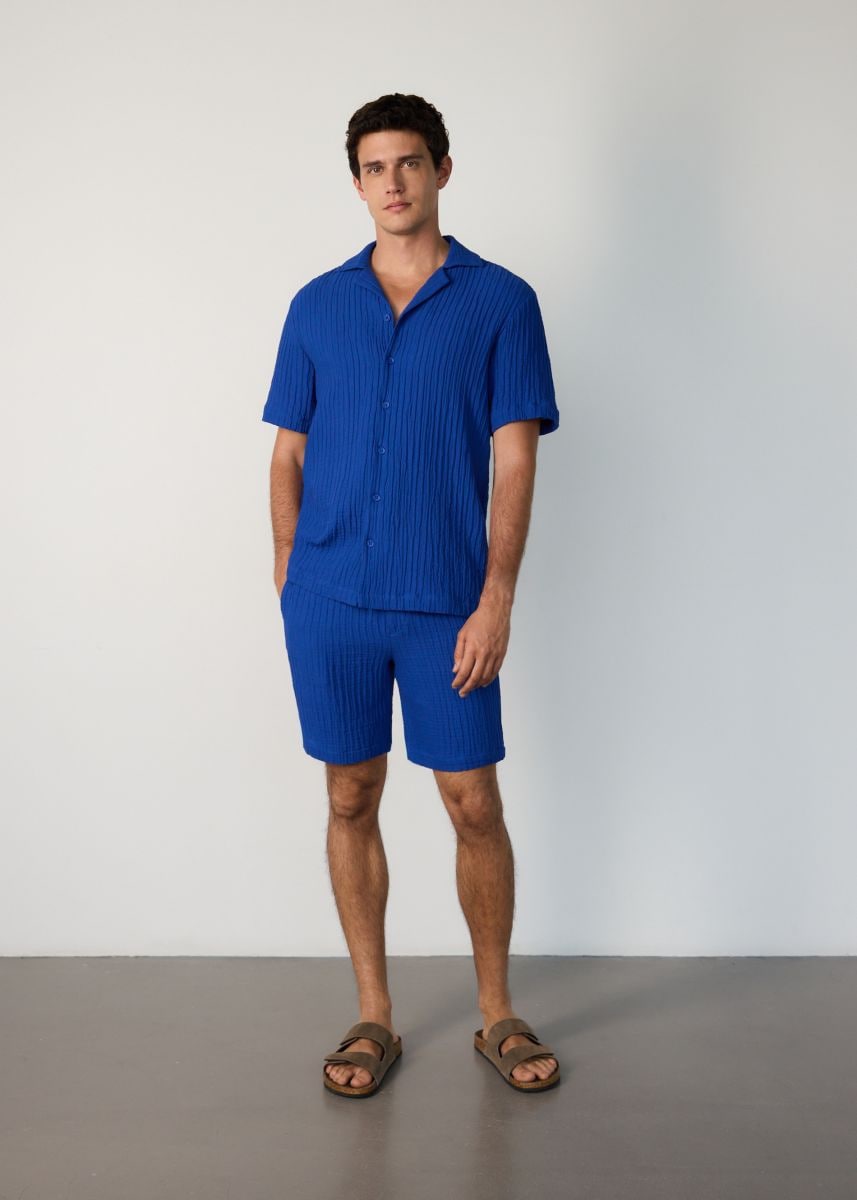 Muslin shorts - cobalt - RESERVED - 2