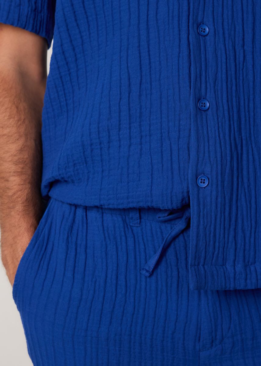 Muslin shorts - cobalt - RESERVED - 4