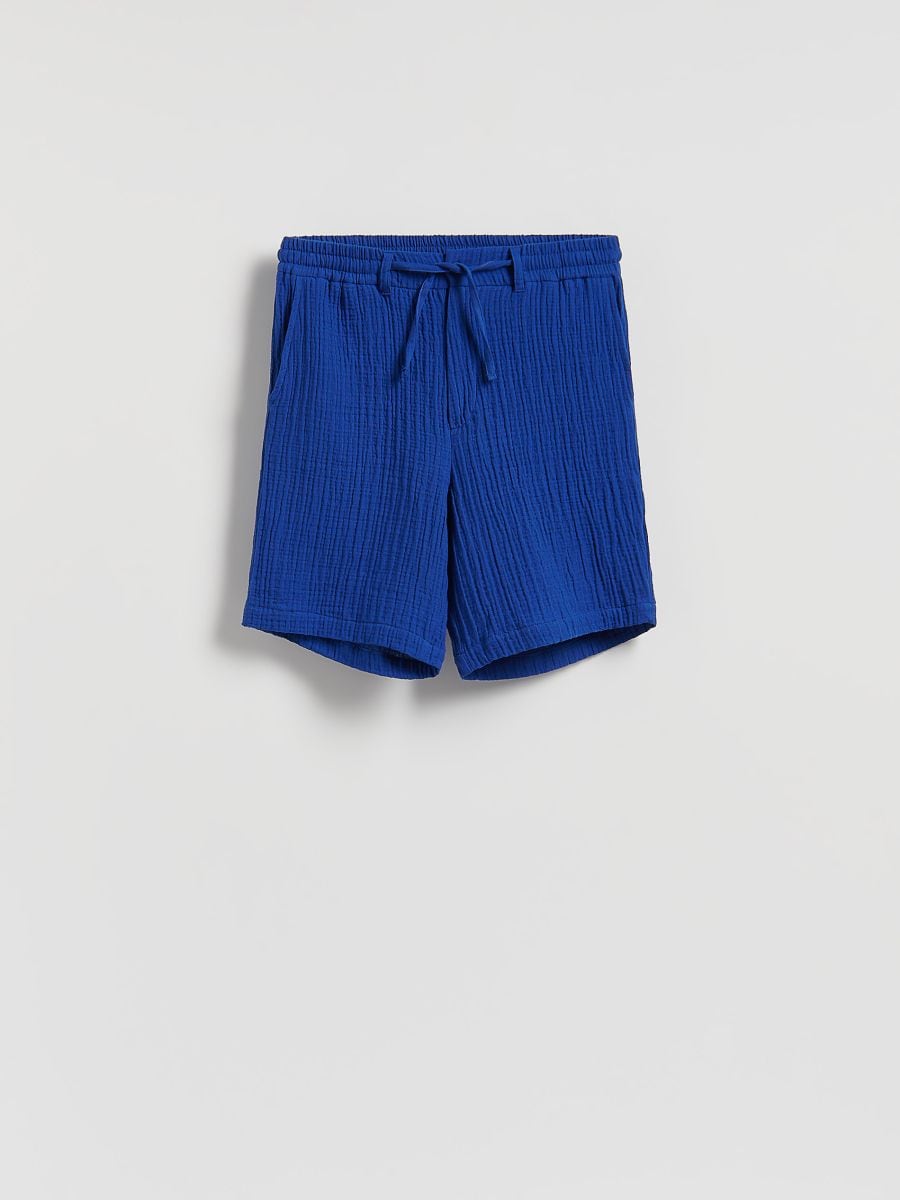 Muslin shorts - cobalt - RESERVED - 5