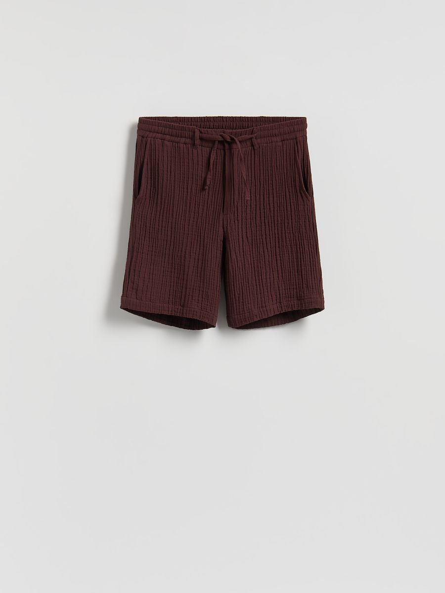 Muslin shorts - maroon - RESERVED - 5