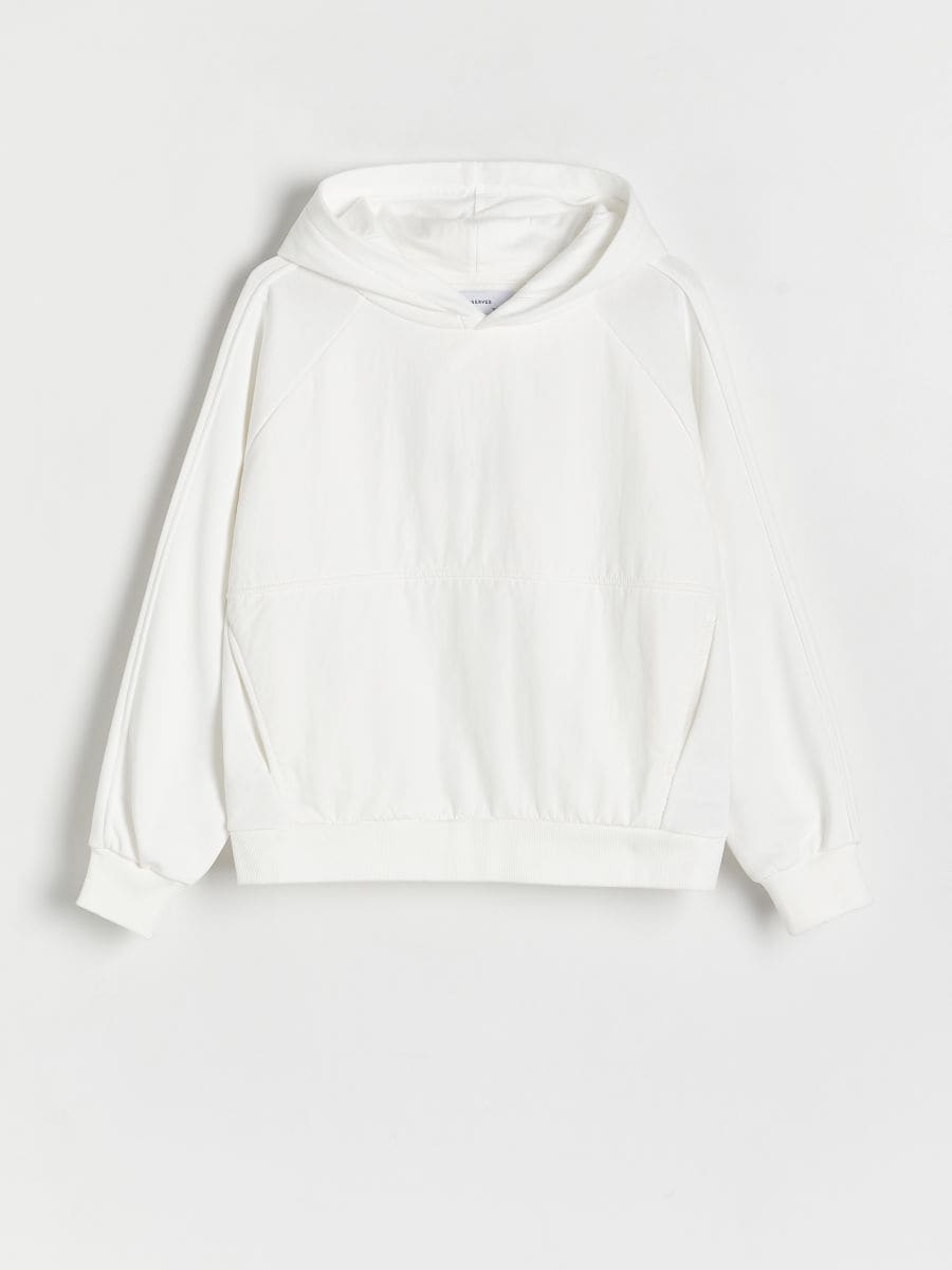 Sweatshirt em algodão - BRANCO - RESERVED